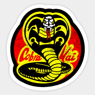 Vintage Cobra Kai Retro 80s T-Shirt Sticker